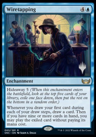 Wiretapping (Promo Pack) [Streets of New Capenna Promos] | Pegasus Games WI