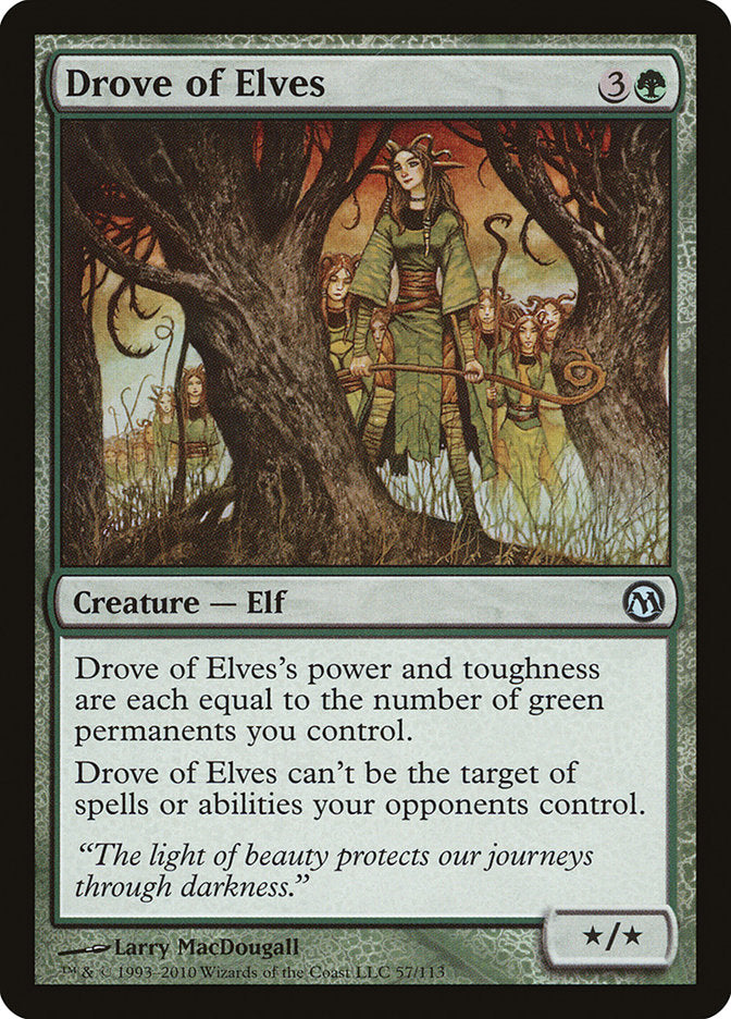 Drove of Elves [Duels of the Planeswalkers] | Pegasus Games WI