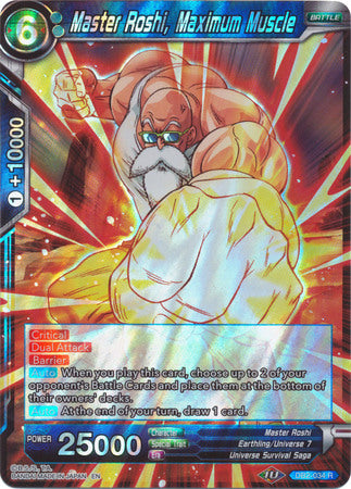 Master Roshi, Maximum Muscle [DB2-034] | Pegasus Games WI