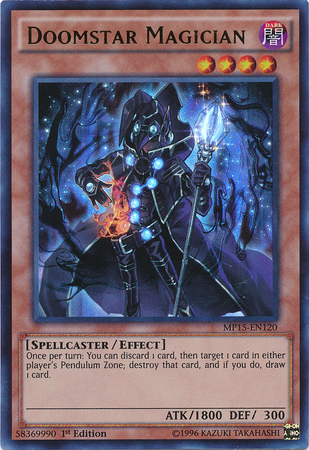 Doomstar Magician [MP15-EN120] Ultra Rare | Pegasus Games WI