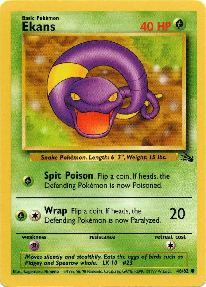 Ekans (46/62) [Fossil Unlimited] | Pegasus Games WI