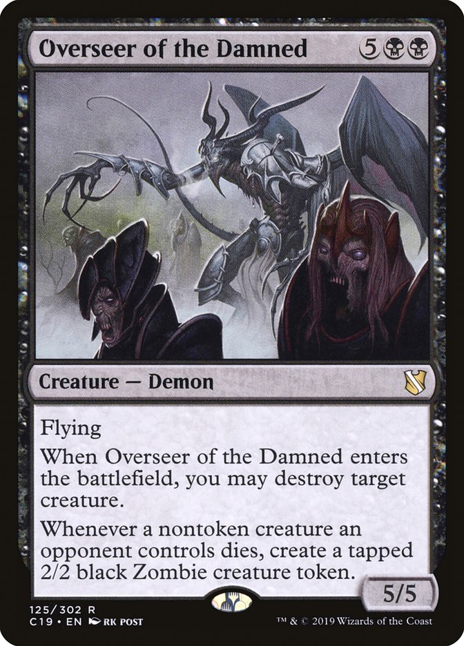 Overseer of the Damned [Commander 2019] | Pegasus Games WI