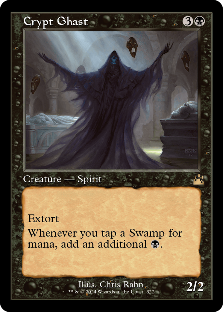 Crypt Ghast (Retro Frame) [Ravnica Remastered] | Pegasus Games WI