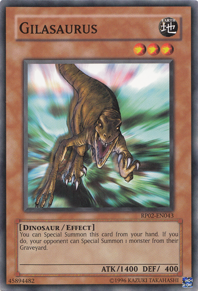 Gilasaurus [RP02-EN043] Common | Pegasus Games WI