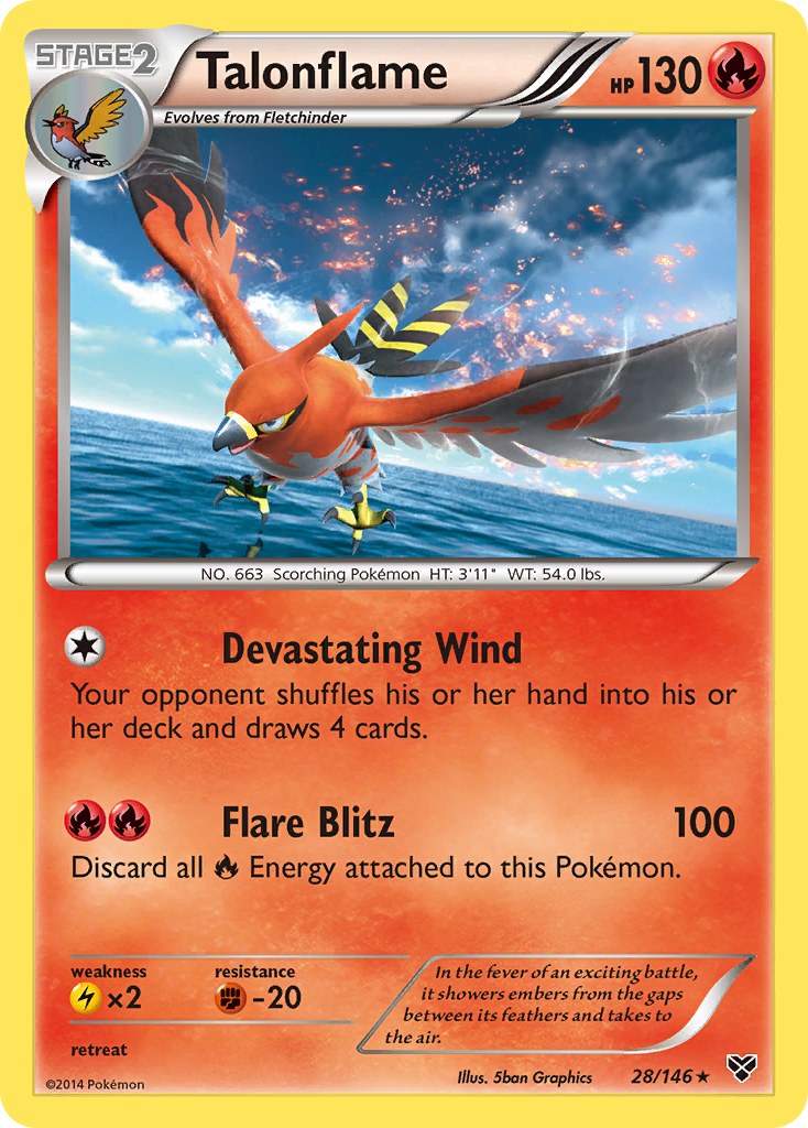 Talonflame (28/146) [XY: Base Set] | Pegasus Games WI