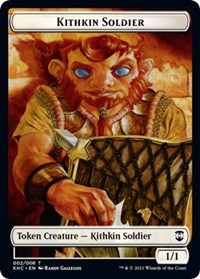Kithkin Soldier // Pegasus Double-Sided Token [Kaldheim Commander Tokens] | Pegasus Games WI