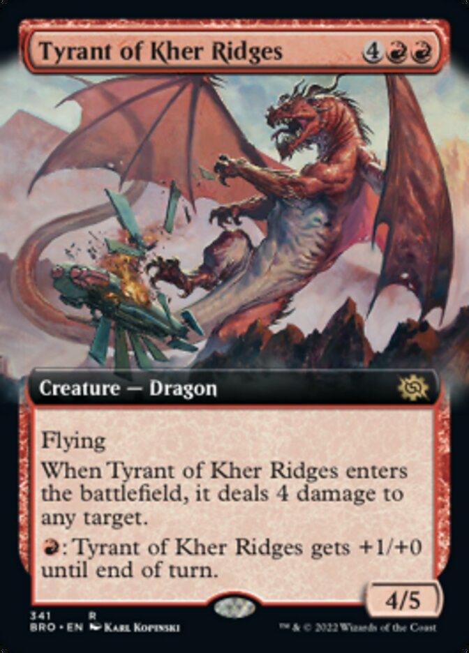 Tyrant of Kher Ridges (Extended Art) [The Brothers' War] | Pegasus Games WI
