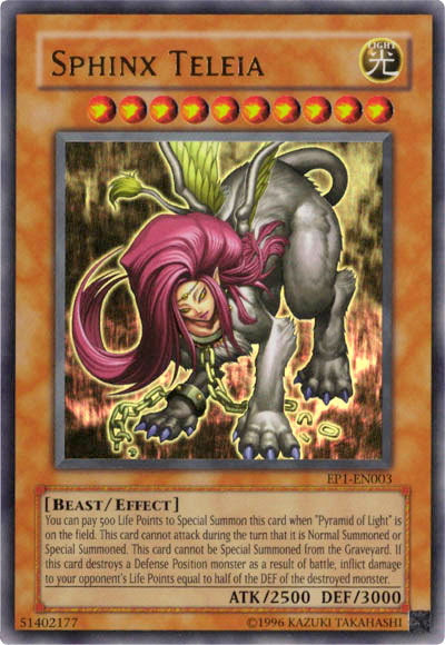 Sphinx Teleia [EP1-EN003] Ultra Rare | Pegasus Games WI