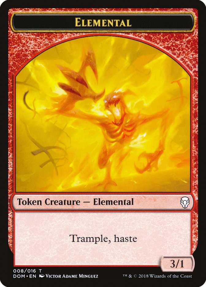 Elemental Token [Dominaria Tokens] | Pegasus Games WI