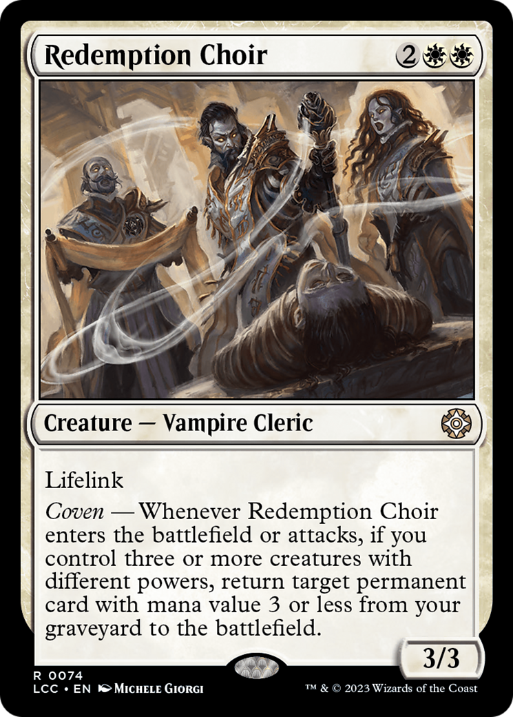Redemption Choir [The Lost Caverns of Ixalan Commander] | Pegasus Games WI