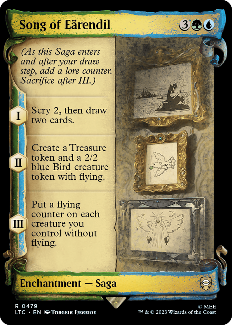 Song of Earendil [The Lord of the Rings: Tales of Middle-Earth Commander Showcase Scrolls] | Pegasus Games WI