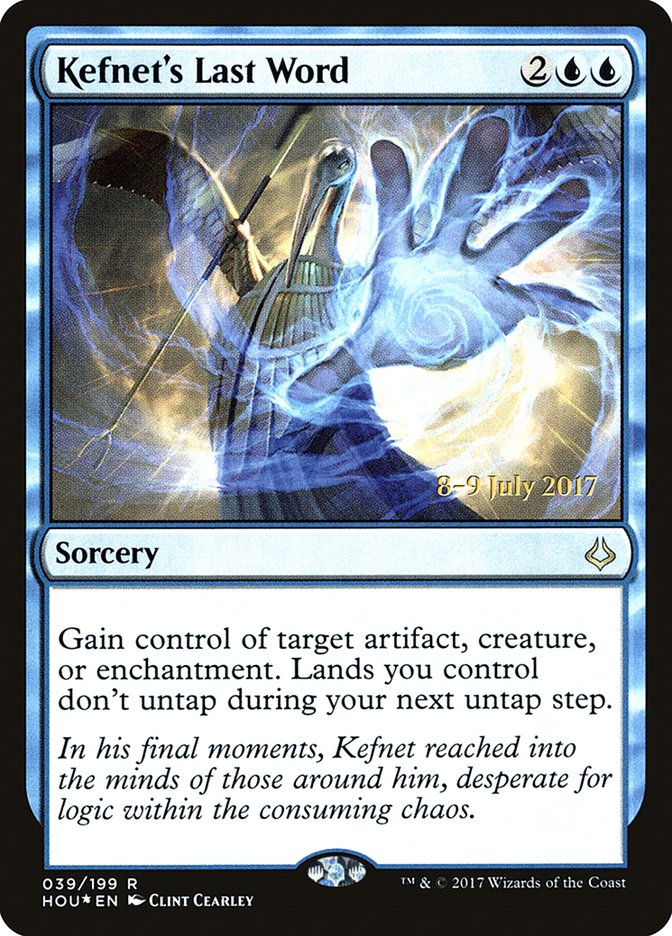 Kefnet's Last Word [Hour of Devastation Prerelease Promos] | Pegasus Games WI