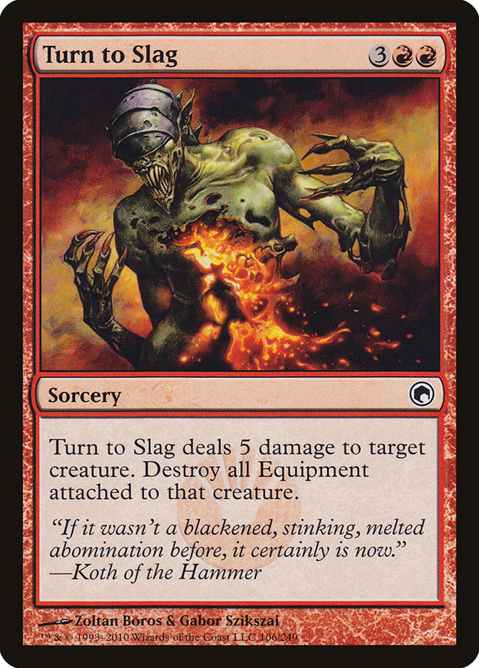Turn to Slag [Scars of Mirrodin] | Pegasus Games WI