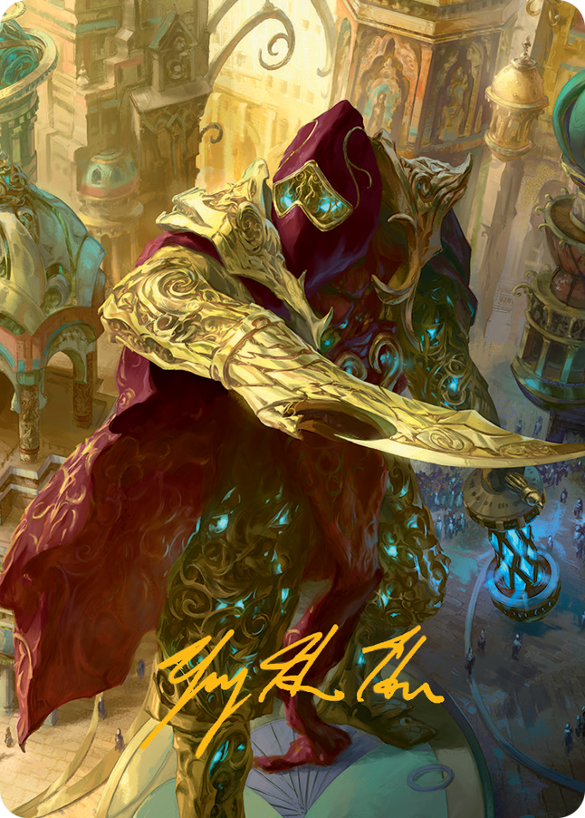 Baral, Chief of Compliance Art Card (Gold-Stamped Signature) [March of the Machine Art Series] | Pegasus Games WI