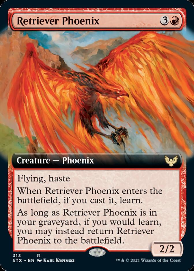 Retriever Phoenix (Extended Art) [Strixhaven: School of Mages] | Pegasus Games WI