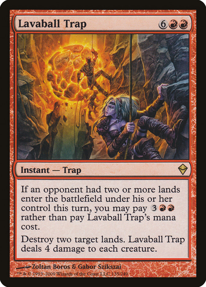 Lavaball Trap [Zendikar] | Pegasus Games WI