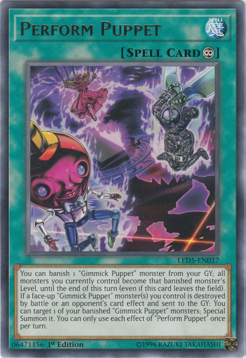 Perform Puppet [LED5-EN037] Rare | Pegasus Games WI