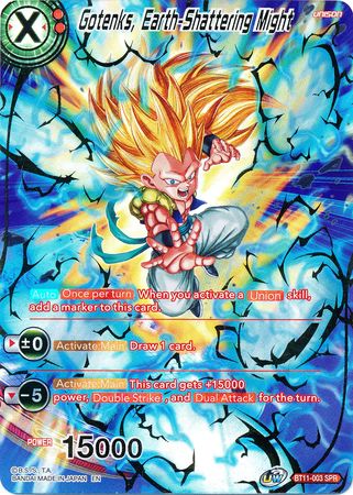Gotenks, Earth-Shattering Might (SPR) [BT11-003] | Pegasus Games WI
