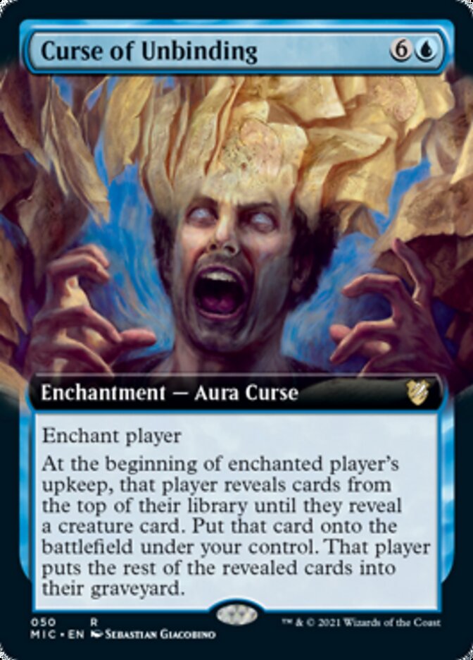 Curse of Unbinding (Extended Art) [Innistrad: Midnight Hunt Commander] | Pegasus Games WI