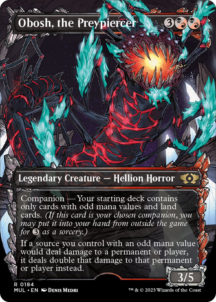 Obosh, the Preypiercer (Halo Foil) [Multiverse Legends] | Pegasus Games WI