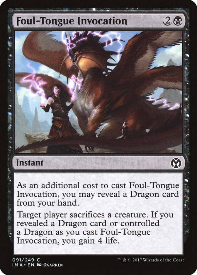 Foul-Tongue Invocation [Iconic Masters] | Pegasus Games WI