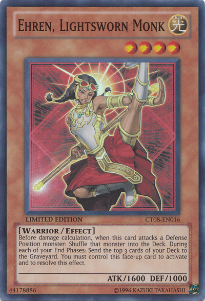 Ehren, Lightsworn Monk [CT08-EN016] Super Rare | Pegasus Games WI