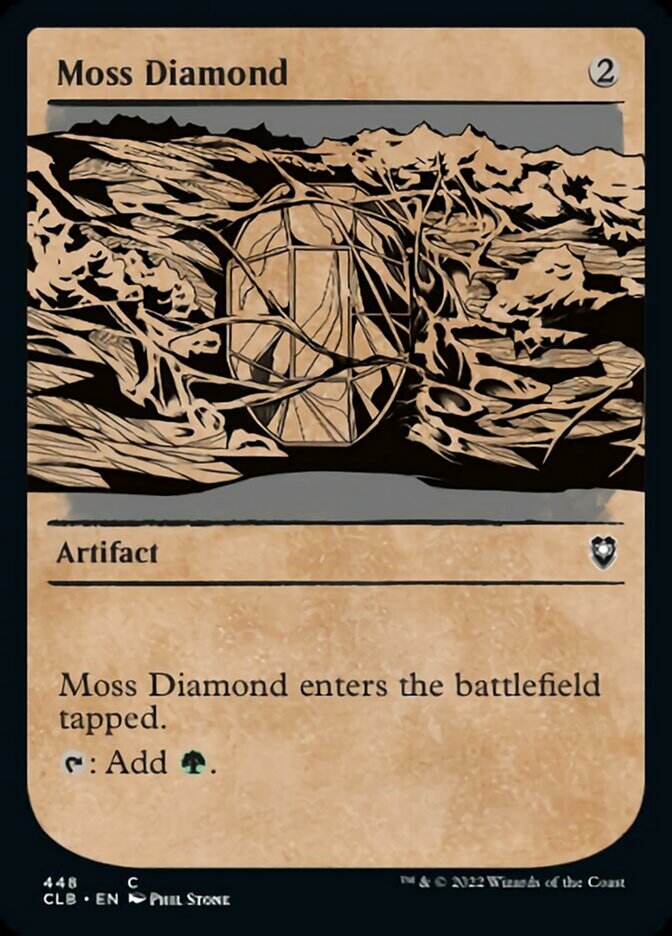 Moss Diamond (Showcase) [Commander Legends: Battle for Baldur's Gate] | Pegasus Games WI