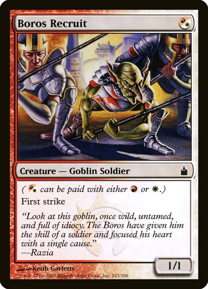 Boros Recruit [Ravnica: City of Guilds] | Pegasus Games WI