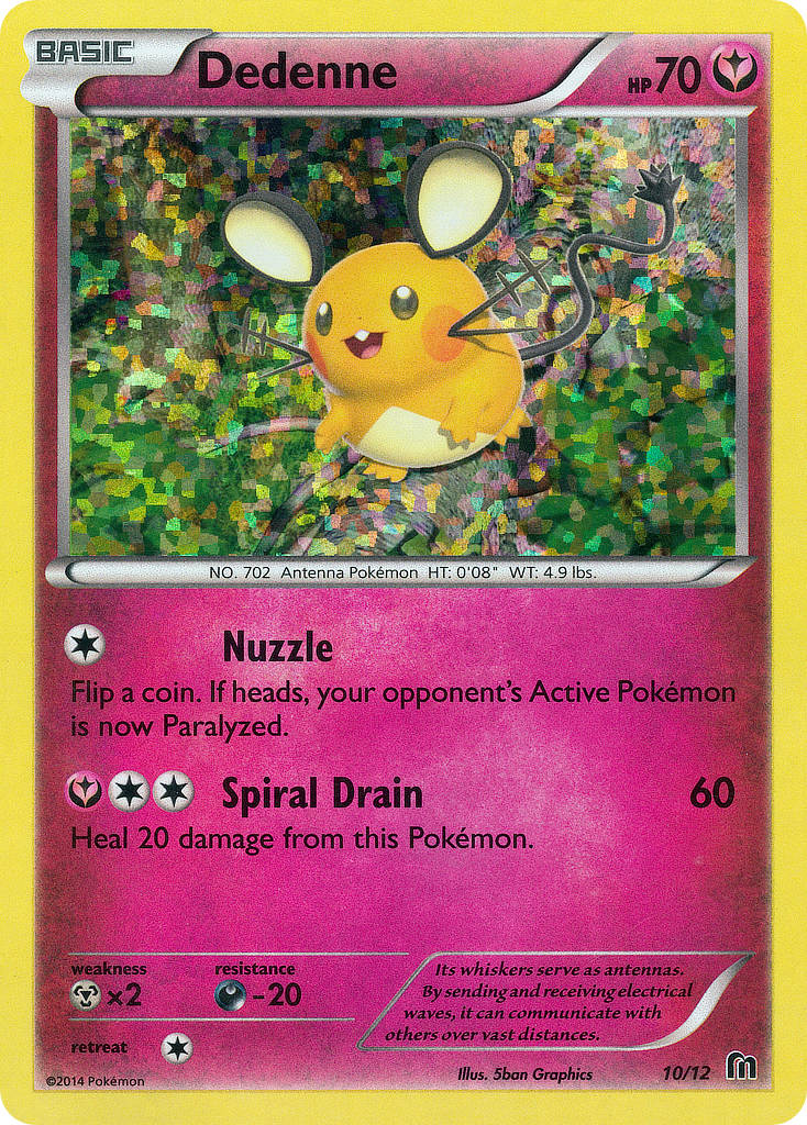Dedenne (10/12) [McDonald's Promos: 2016 Collection] | Pegasus Games WI