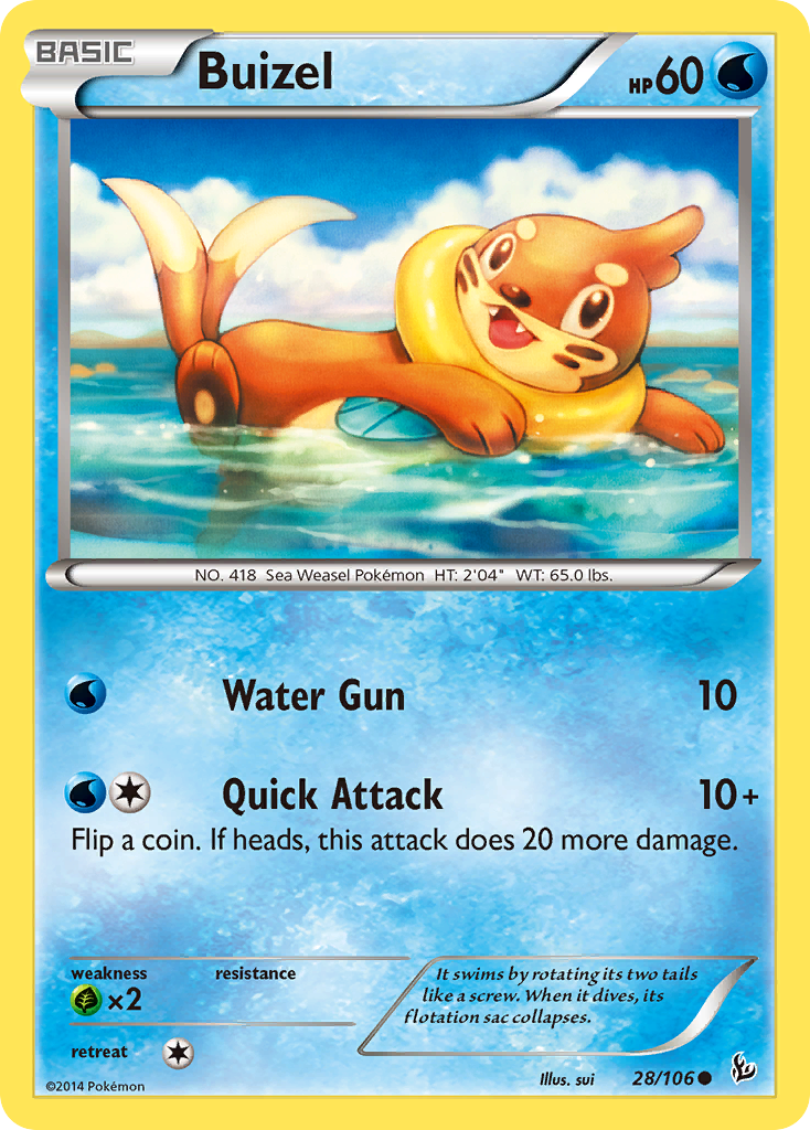 Buizel (28/106) [XY: Flashfire] | Pegasus Games WI