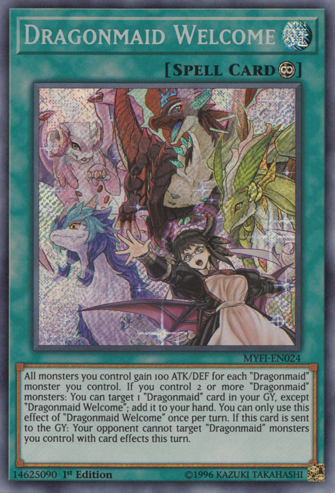 Dragonmaid Welcome [MYFI-EN024] Secret Rare | Pegasus Games WI