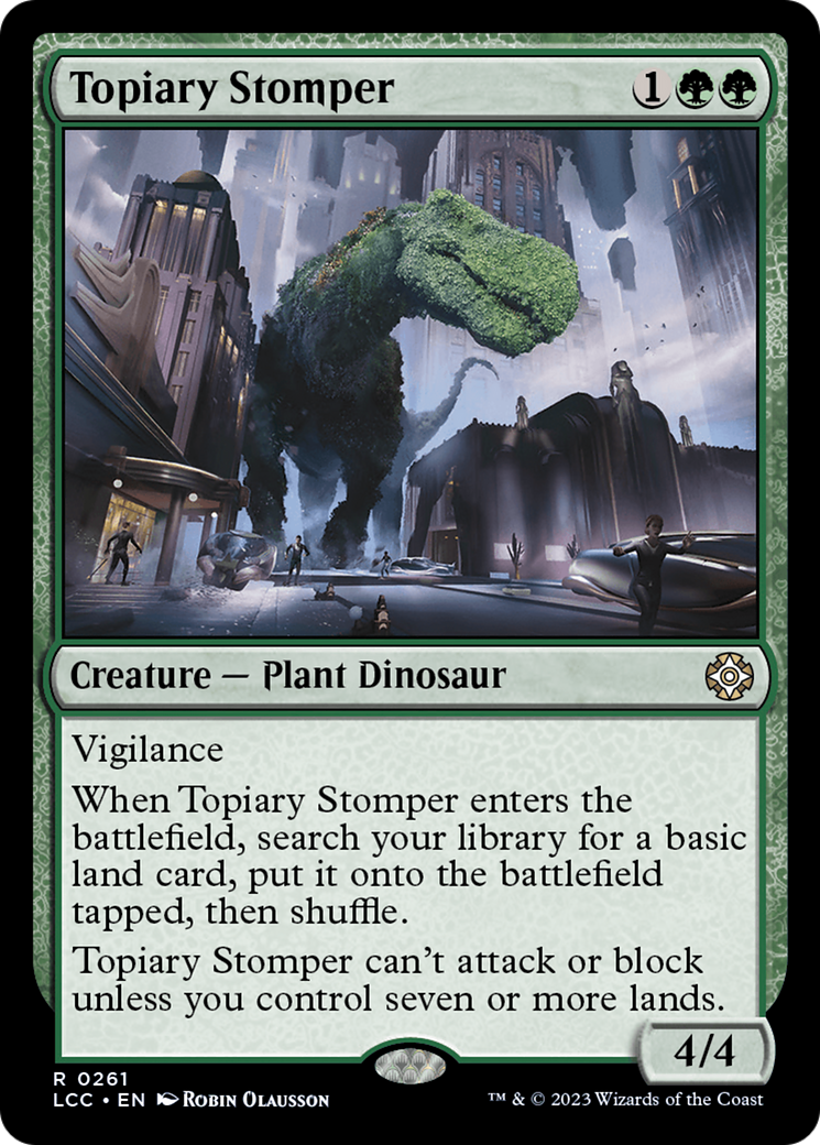 Topiary Stomper [The Lost Caverns of Ixalan Commander] | Pegasus Games WI