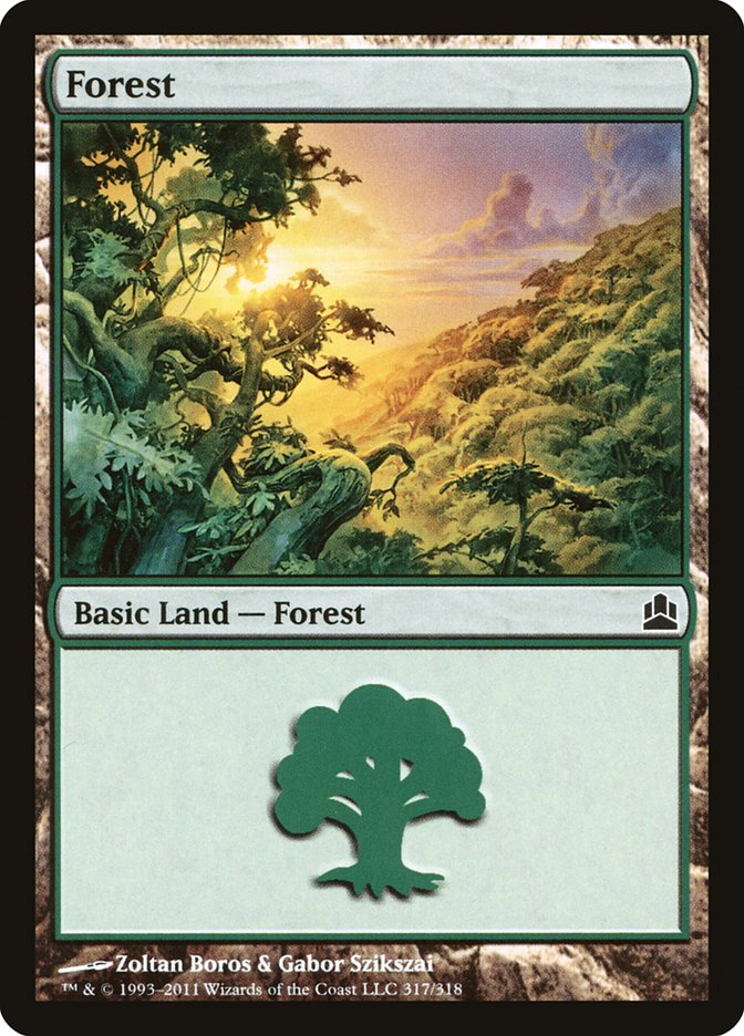 Forest (317) [Commander 2011] | Pegasus Games WI