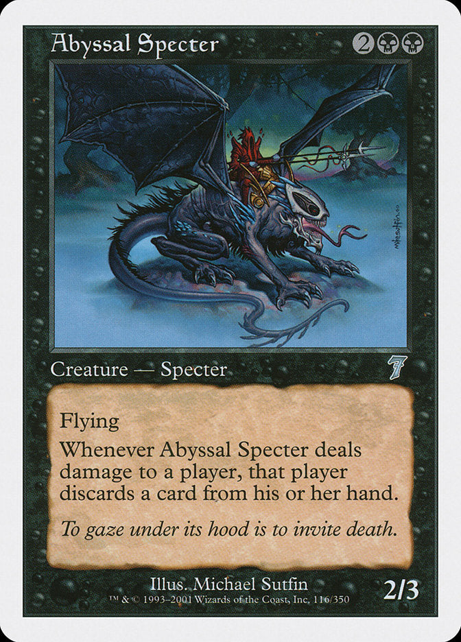 Abyssal Specter [Seventh Edition] | Pegasus Games WI