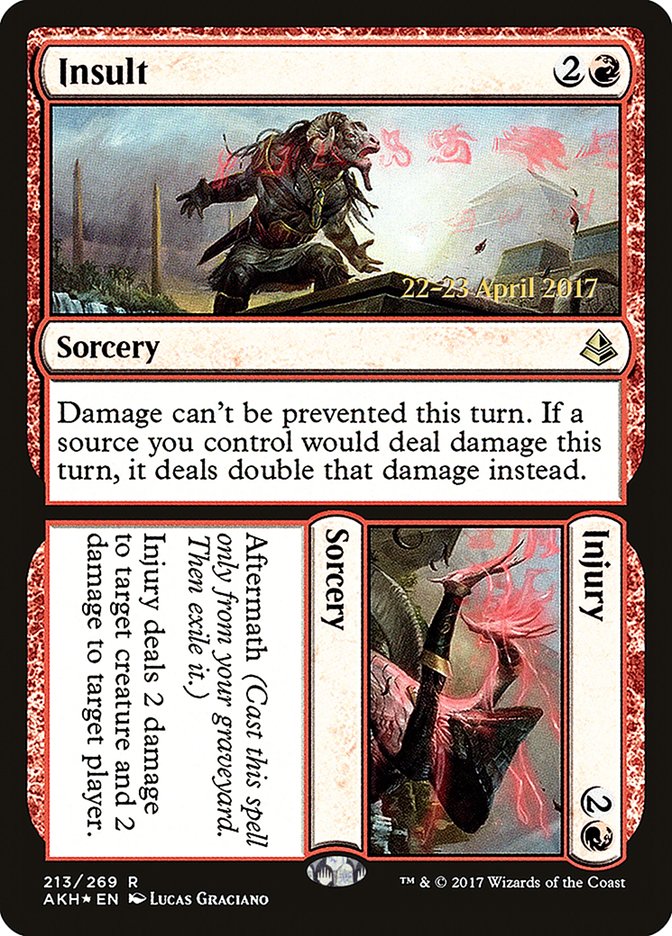 Insult // Injury [Amonkhet Prerelease Promos] | Pegasus Games WI