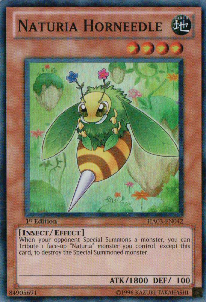 Naturia Horneedle [HA03-EN042] Super Rare | Pegasus Games WI