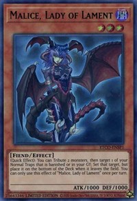 Malice, Lady of Lament (UR) [ETCO-ENSP1] Ultra Rare | Pegasus Games WI