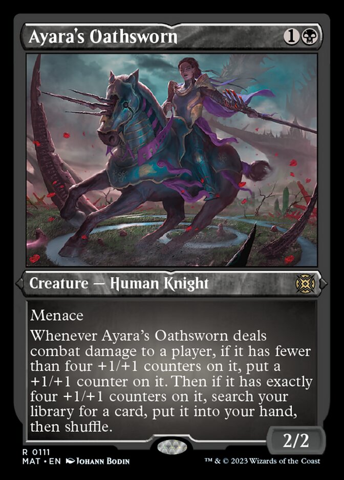 Ayara's Oathsworn (Foil Etched) [March of the Machine: The Aftermath] | Pegasus Games WI