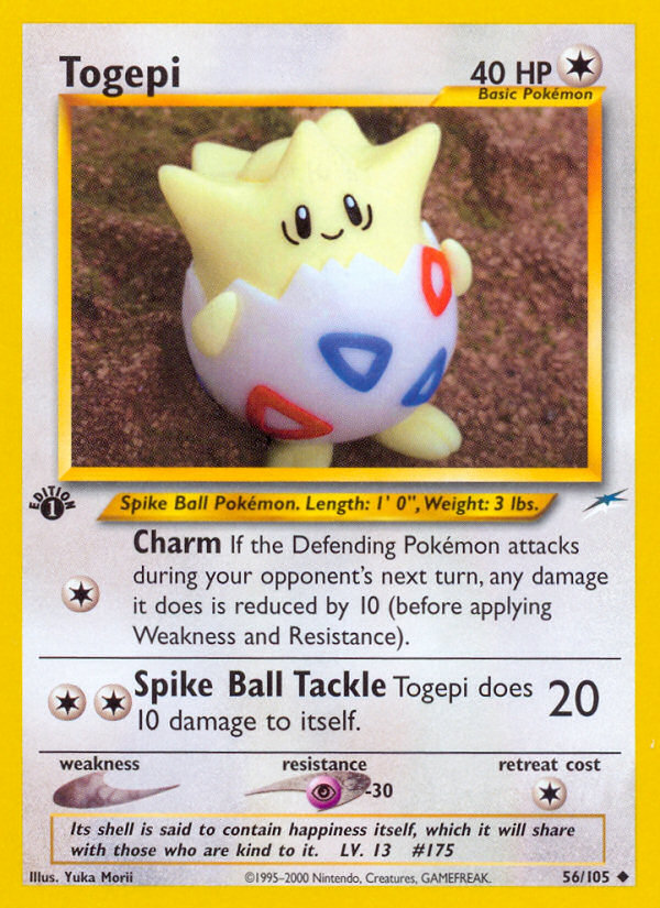 Togepi (56/105) [Neo Destiny 1st Edition] | Pegasus Games WI