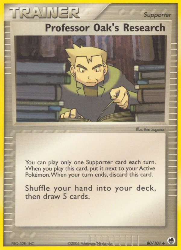 Professor Oak's Research (80/101) [EX: Dragon Frontiers] | Pegasus Games WI