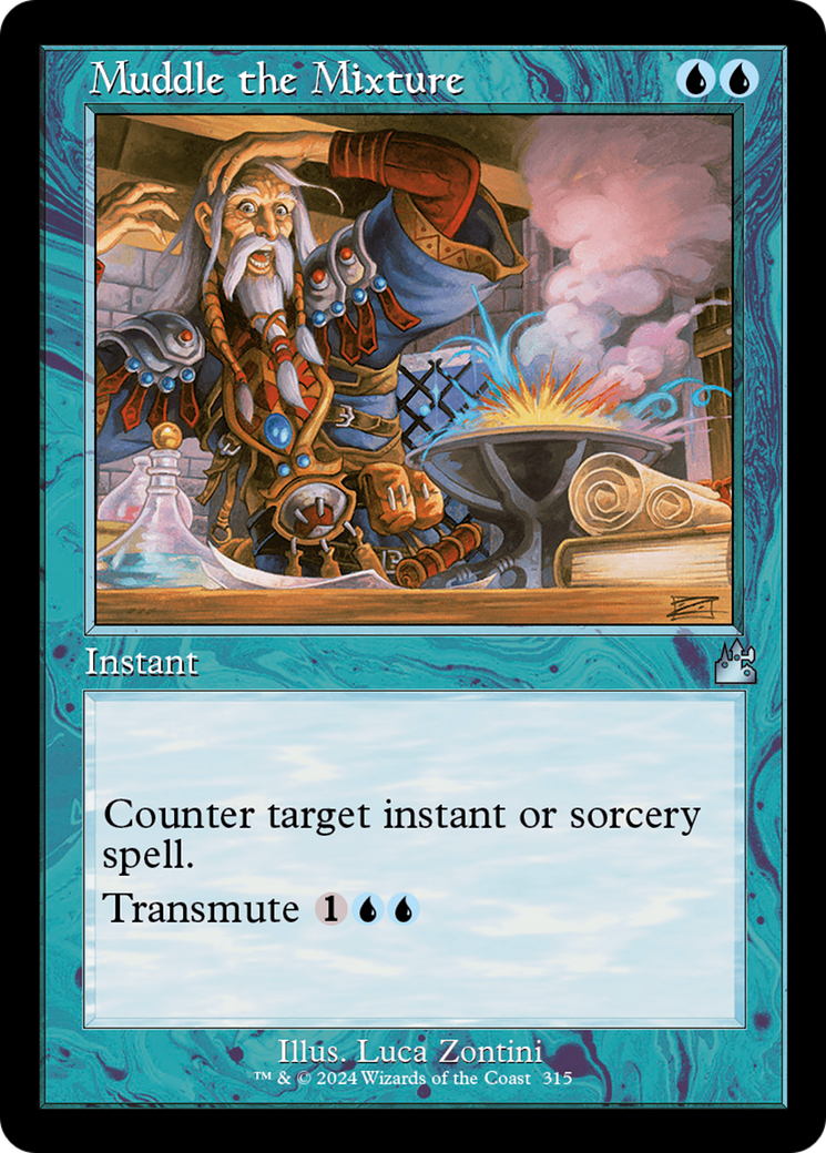 Muddle the Mixture (Retro Frame) [Ravnica Remastered] | Pegasus Games WI