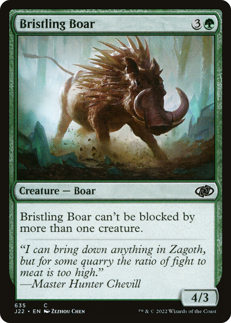 Bristling Boar [Jumpstart 2022] | Pegasus Games WI