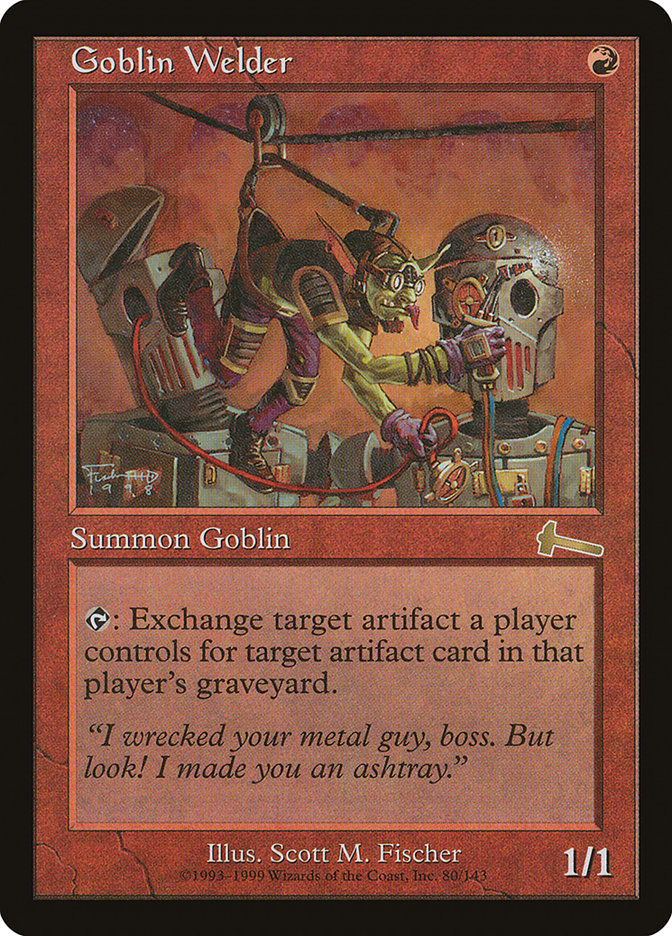 Goblin Welder [Urza's Legacy] | Pegasus Games WI