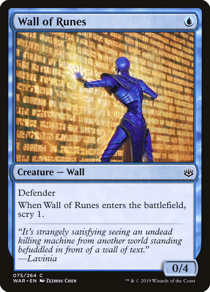 Wall of Runes [War of the Spark] | Pegasus Games WI