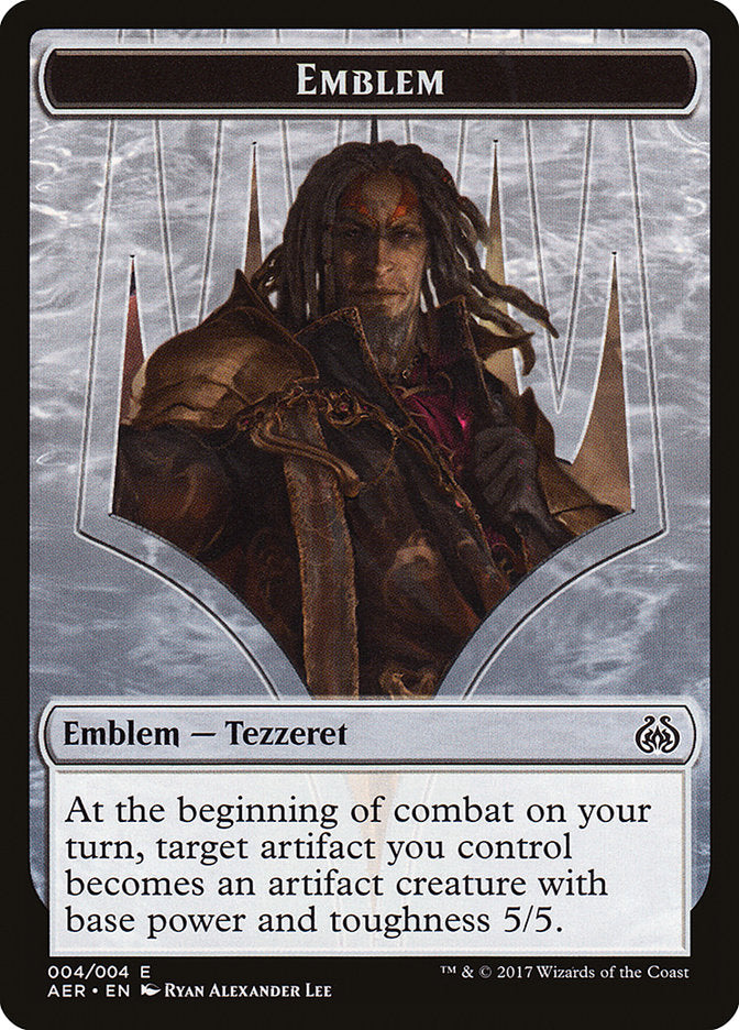 Tezzeret the Schemer Emblem [Aether Revolt Tokens] | Pegasus Games WI