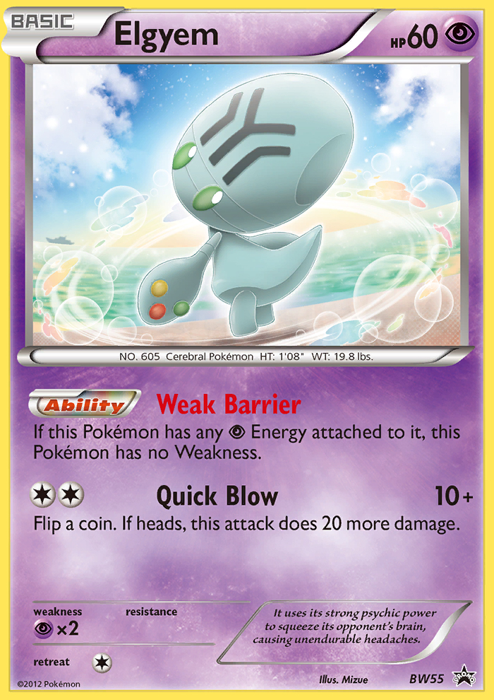 Elgyem (BW55) [Black & White: Black Star Promos] | Pegasus Games WI