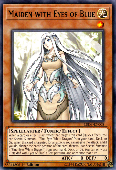 Maiden with Eyes of Blue [LED3-EN008] Common | Pegasus Games WI
