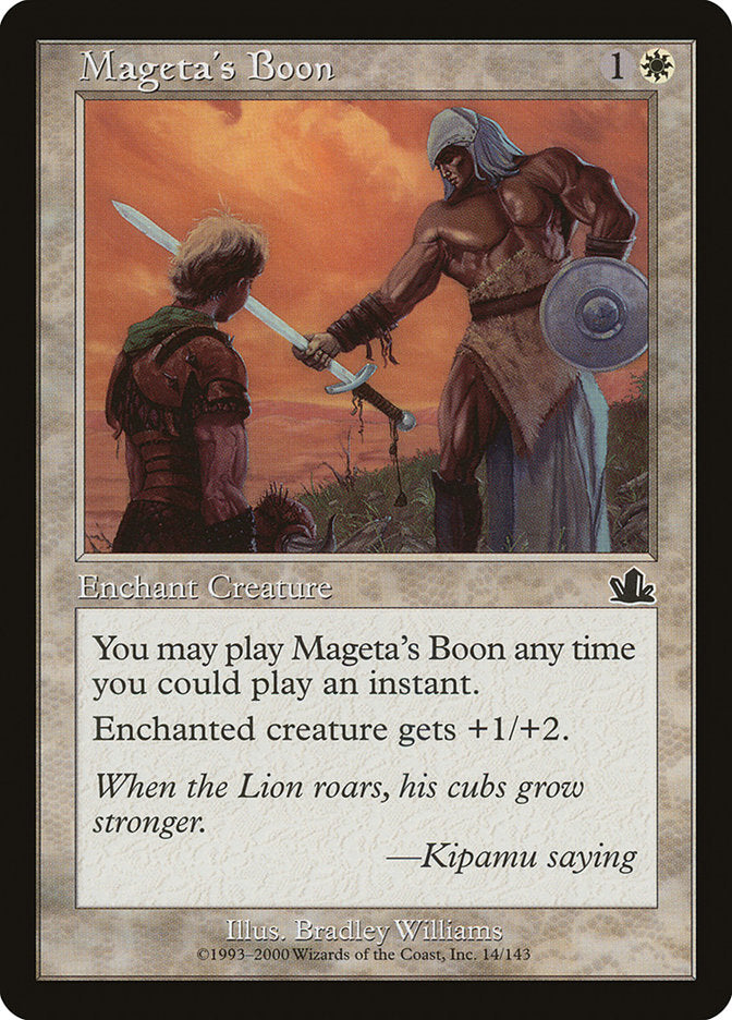 Mageta's Boon [Prophecy] | Pegasus Games WI