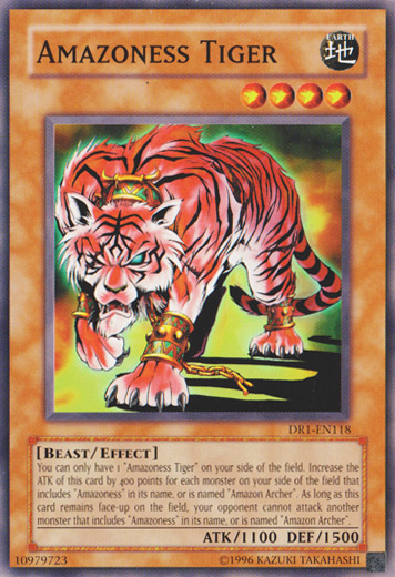 Amazoness Tiger [DR1-EN118] Common | Pegasus Games WI