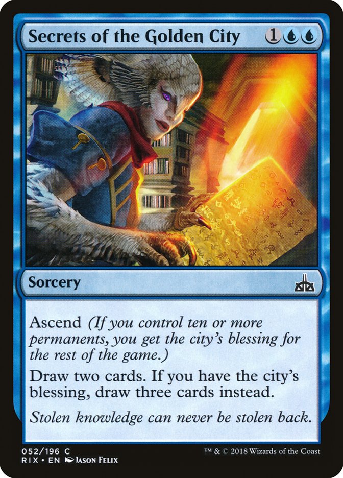 Secrets of the Golden City [Rivals of Ixalan] | Pegasus Games WI